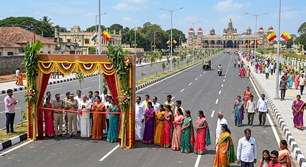 Mysore city road inaugurated